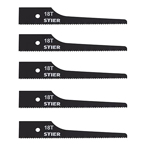 STIER Stichsägeblatt für STS-100 18 Zähne 5 Stk