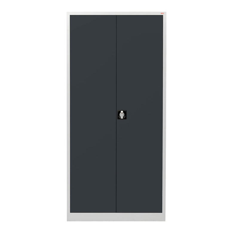 STIER Universalschrank mit 4 Fachböden à 40kg Tragkraft | 1950x920x420mm | verschließbar | anthrazitgrau | verschweißt