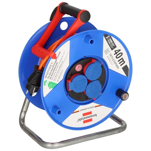Brennenstuhl Garant IP44 Kabeltrommel, 40m Kabel in orange
