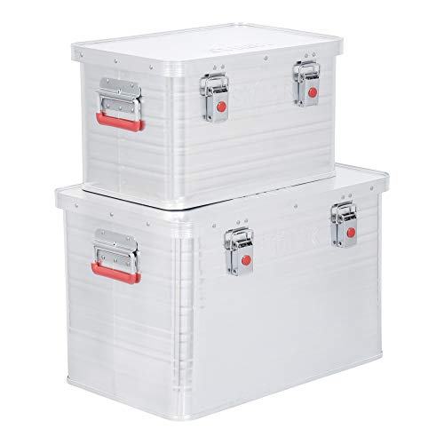STIER Alubox Aluminiumbox Transportkiste Staub und Spritzwasserschutz div Größen