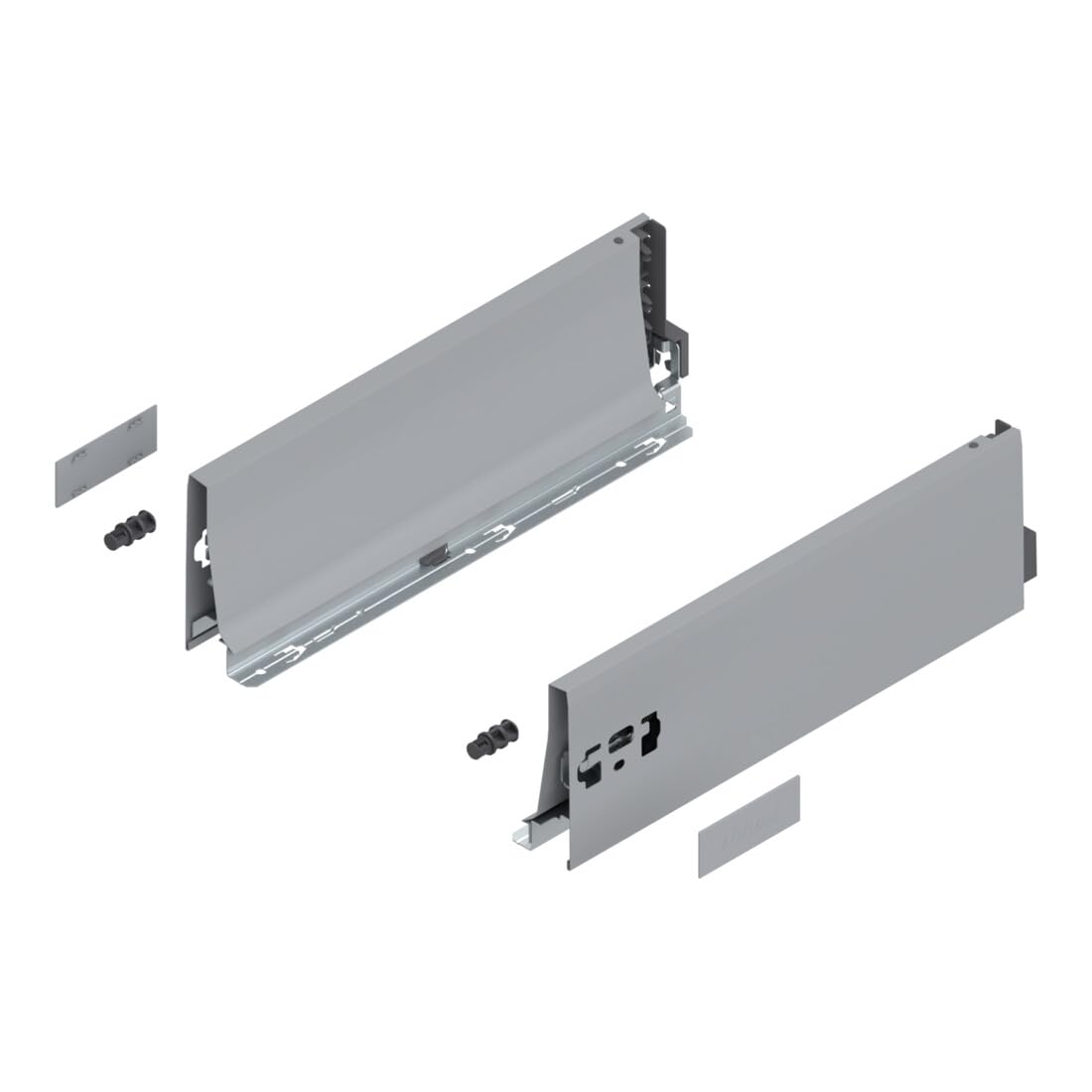 Blum TANDEMBOX Zarge, Höhe K 115 mm, NL 350 mm, links/rechts, für TANDEMBOX
