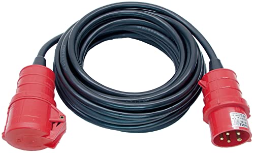 CEE Verlängerungskabel IP44 10m schwarz H07RN-F 5G2,5 5-polig