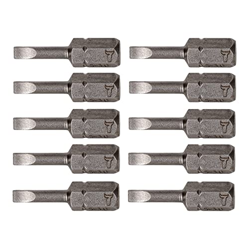 STIER Schlitz-Bit Form C 6,3 Länge 25mm 10er Pack 10 Stk diverse Größen Bit Satz