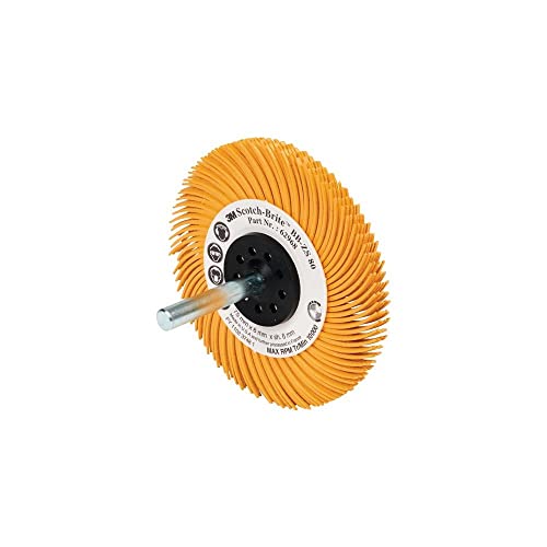 3M Scotch-Brite Bristle-Brush Typ C⌀ 76 mm Schaft-⌀ 6 mm, BB-ZS, Körnung: 80