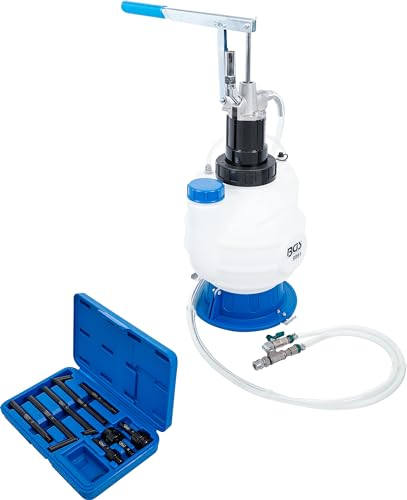 BGS Getriebeöl-Befüllgerät mit Handpumpe mit Rücklaufsystem mit 8 Adaptern 7 l