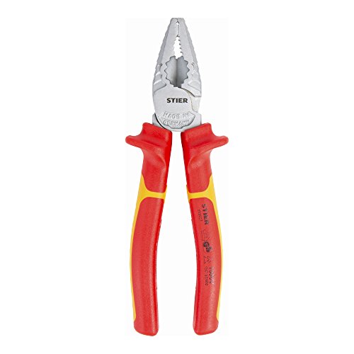 STIER Kraft-Kombinationszange VDE-geprüft Klemmzange Biegezange Schneidzange