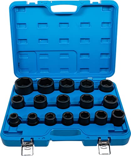 BGS Kraft-Steckschlüssel-Einsatz-Satz Antrieb Innenvierkant 20 mm SW 19 - 55 mm