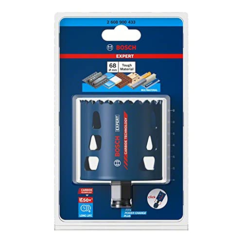 Bosch EXPERT Tough Material Lochsäge 68 x 60mm für Dreh- und Schlagbohrer