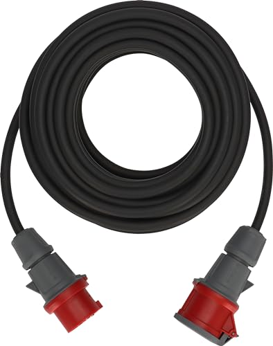 CEE Verlängerungskabel IP44 25m schwarz H07RN-F 5G2,5 5-polig