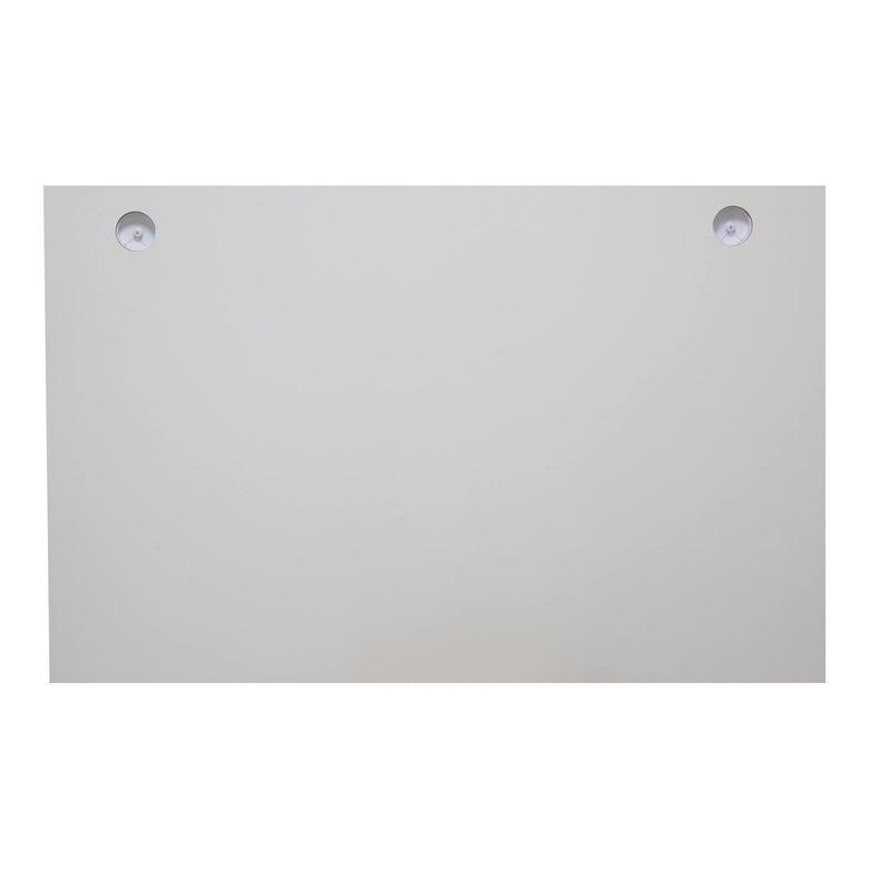 STIER desk top 120x80cm white melamine coated tabletop 25mm thick with