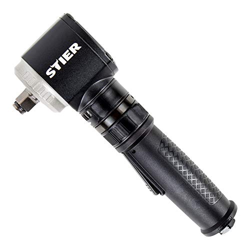STIER Druckluft Winkel-Schlagschrauber 19-WSS Max. 325 Nm Extra kurz abgewinkelt