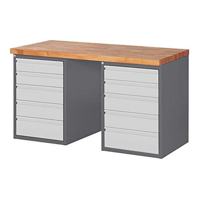 STIER Werkbank Premium mit 10 Schubladen