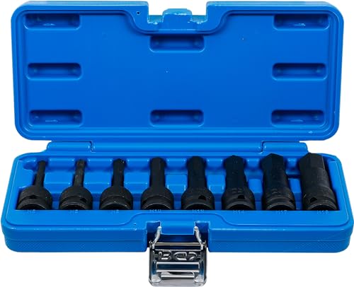 BGS Kraft-Bit-Einsatz-Satz Antrieb innenvierkant 12,5 mm Innensechskant 5 - 19