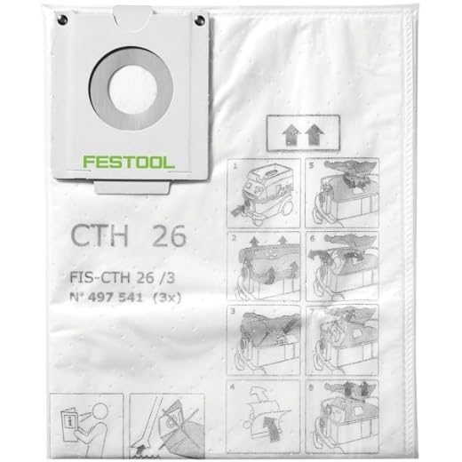 Festool Sicherheitsfiltersack FIS-CTH 26/3 3 Stk