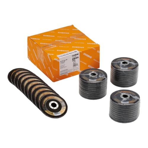 RHODIUS ALPHAline LSZ F2 VALUE PACK 40 Fächerschleifscheibe 115 x 22,23 mm K80