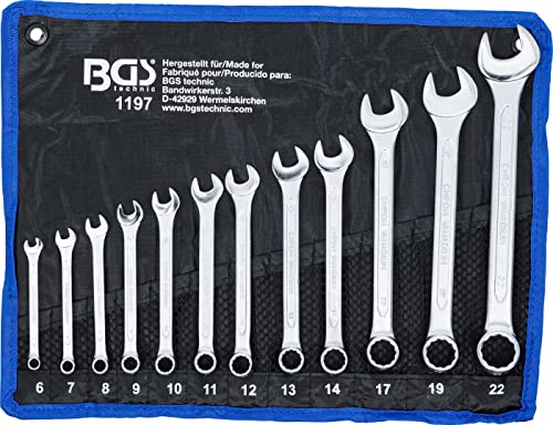 BGS Maul-Ringschlüssel-Satz SW 6 - 22 mm 990 g 12-tlg.