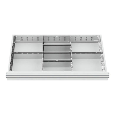 STIER Schubladeneinteilung Metalleinteilung BLH 150/175 mm Innenmaß 800x450 mm 8