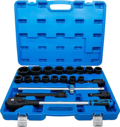 BGS Kraft-Steckschlüssel-Satz 20 mm (3/4 Zoll) 21 teilig