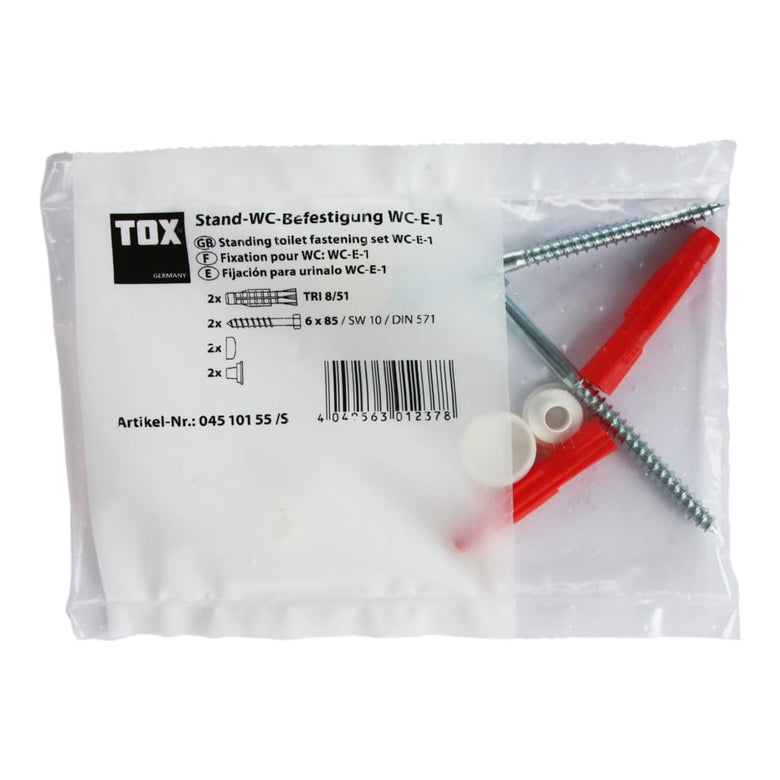 TOX Stand-WC-Befestigung Toilet Plus weiß