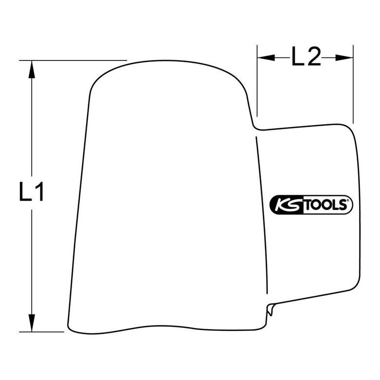 KS Tools Isolierte Abdeck- und Schutzhaube, 80 mm Länge 80/160