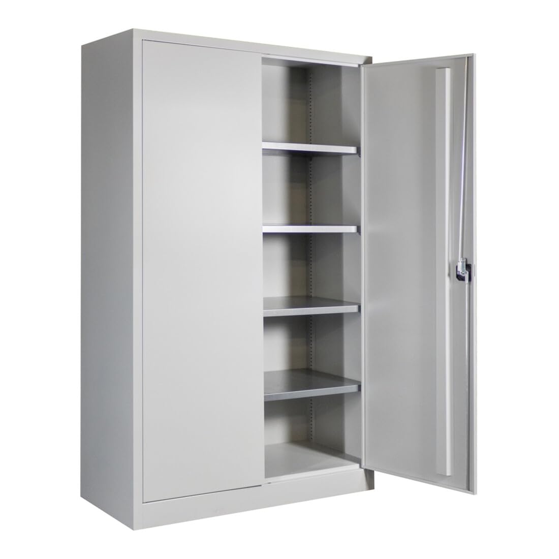 STIER Premium universal cabinet with 4 galvanized shelves 1950x1200x500mm
