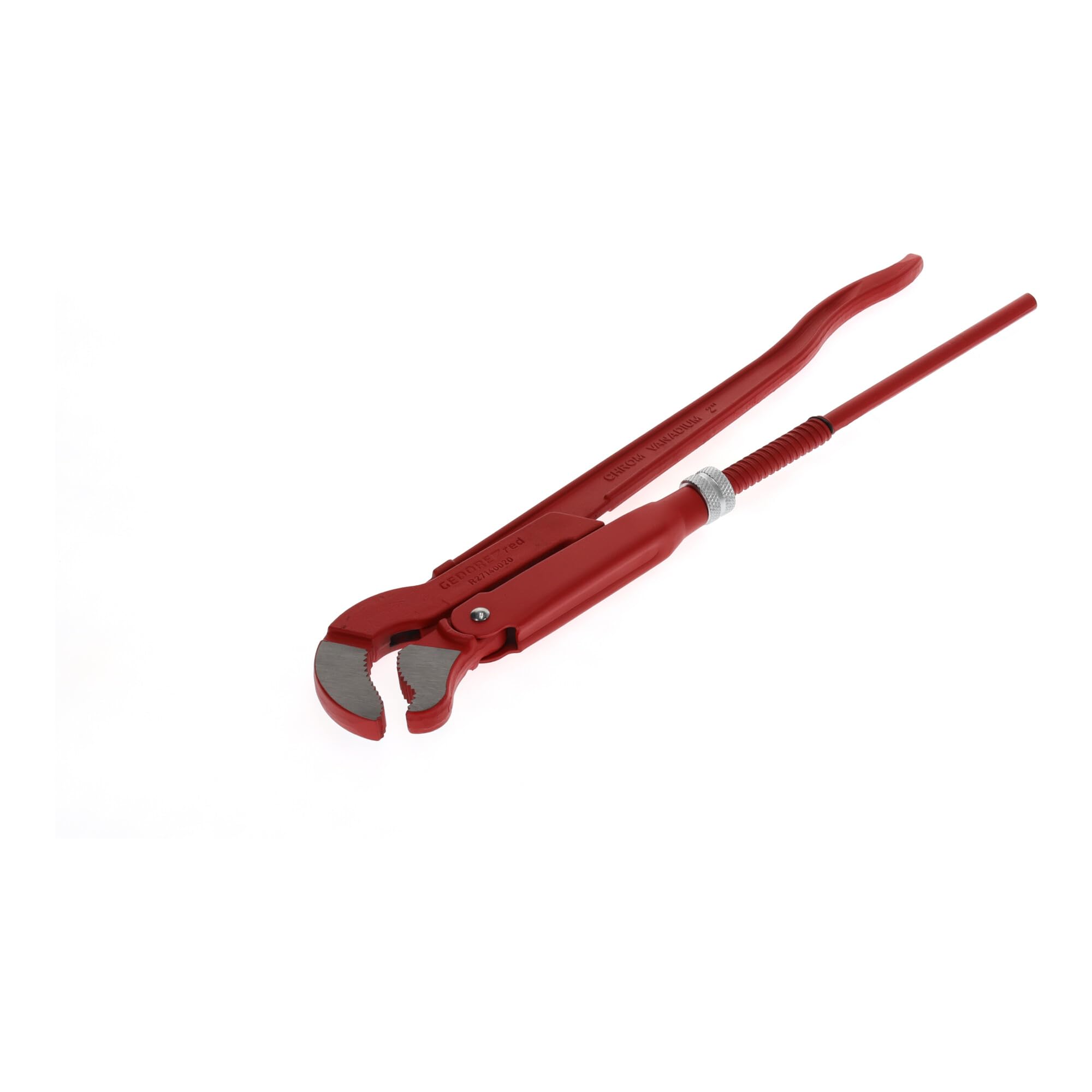 Gedore red 45° abgewinkelte Eck-Rohrzange, Spannweite 67 mm/2 Zoll, S-Maul