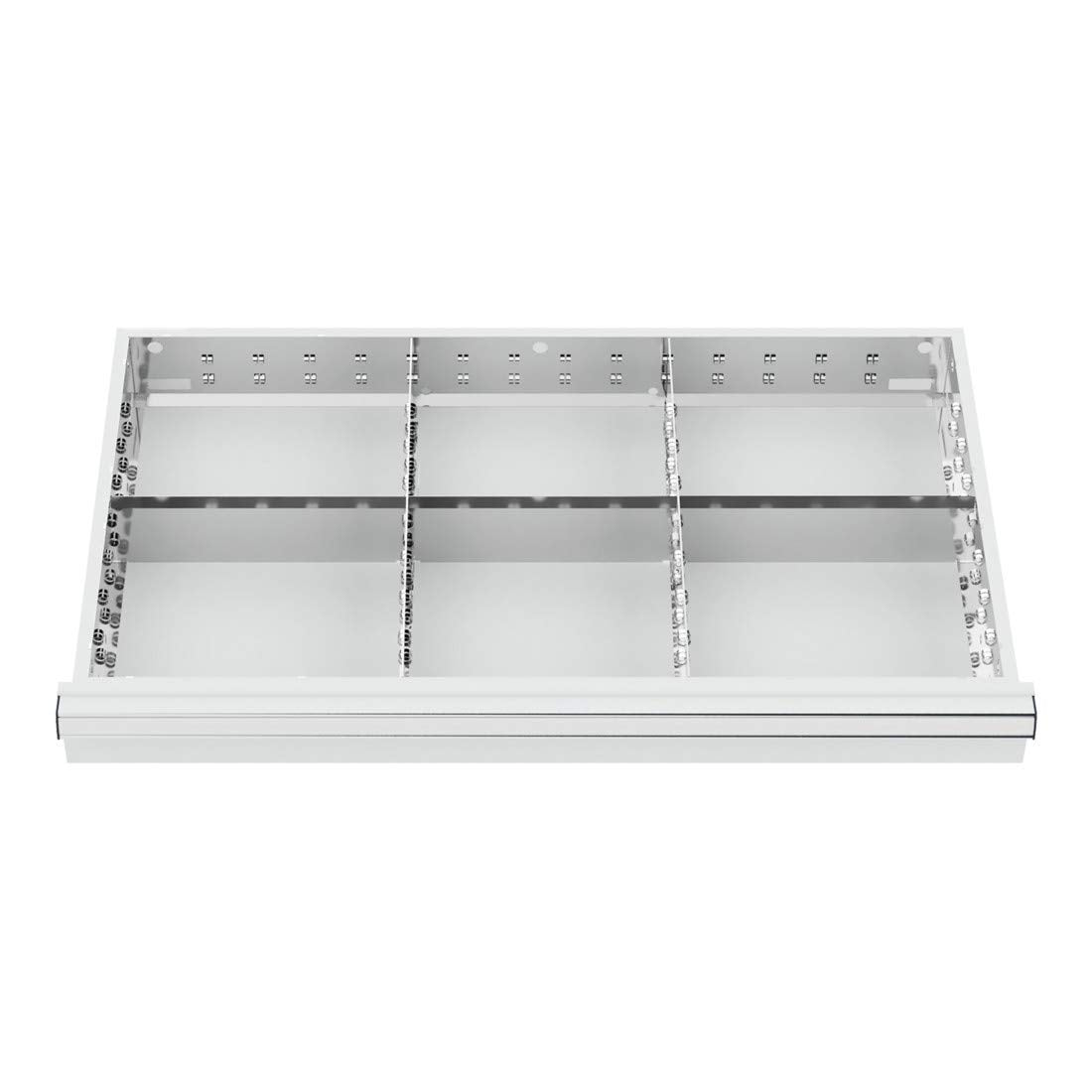 STIER Schubladeneinteilung Metalleinteilung BLH 150/175 mm Innenmaß 800x450 mm 6