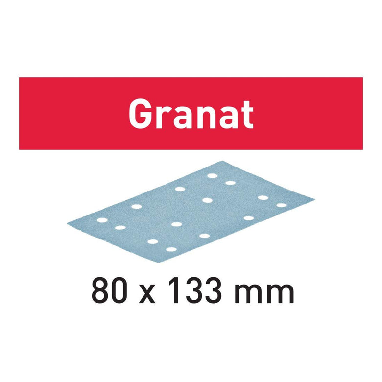 Festool Schleifstreifen STF 80x133 P80 GR Granat 50 Stk