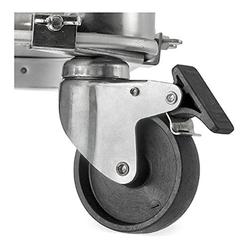 STIER Rollen Set für Aluboxen 4 Rollen davon 2 Rollen mit Feststeller ideal für