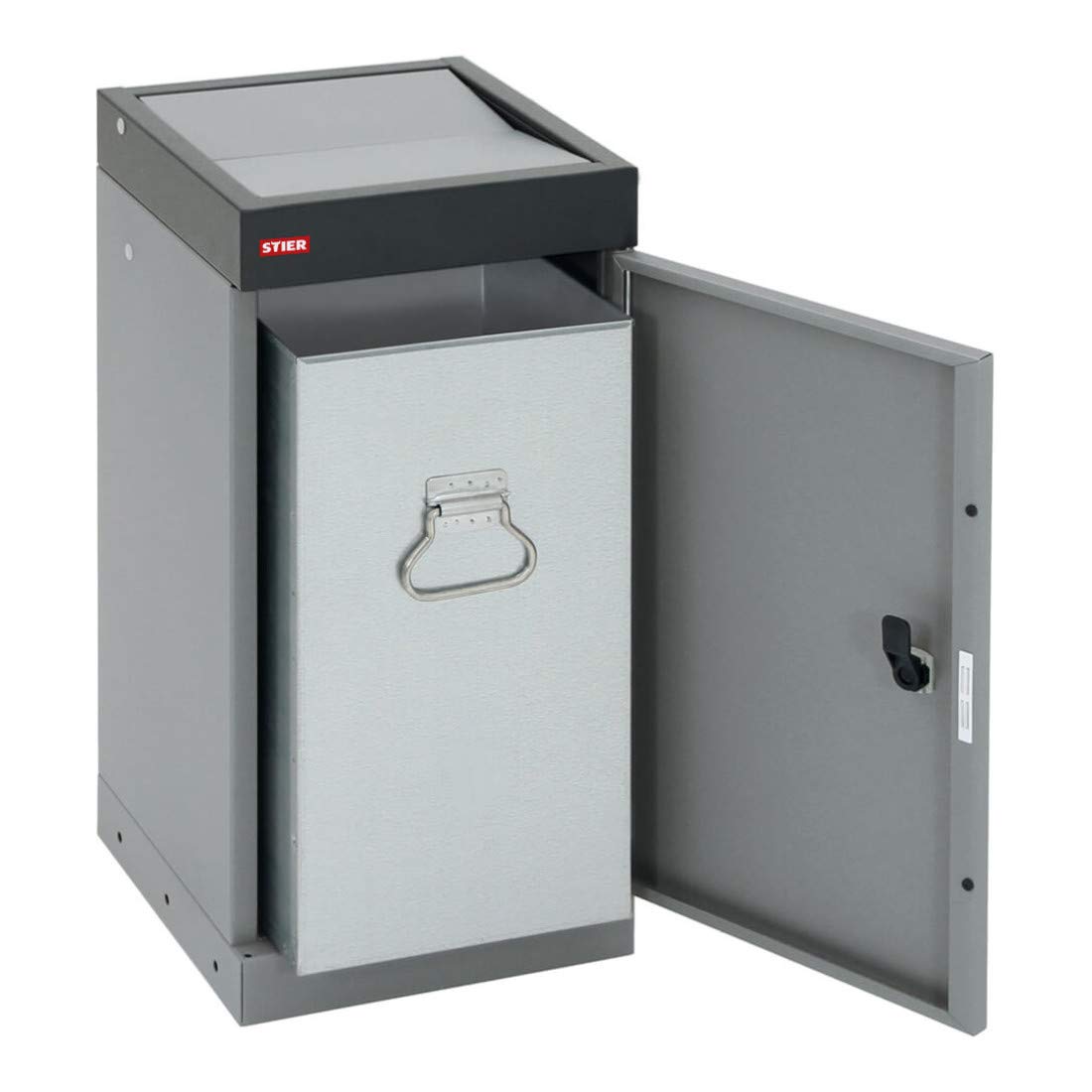 STIER Wertstoffsammler Premium 30l mit Schwingdeckel