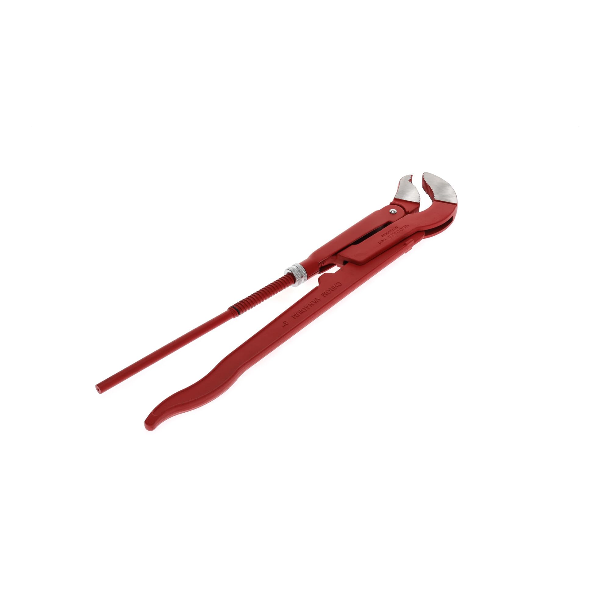 Gedore red 45° abgewinkelte Eck-Rohrzange, Spannweite 103 mm/3 Zoll, S-Maul