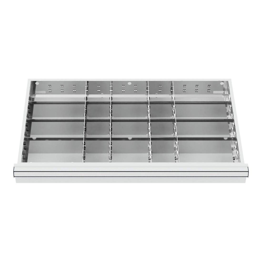 STIER Schubladeneinteilung Metalleinteilung BLH 100/125 mm Innenmaß 800x450 mm