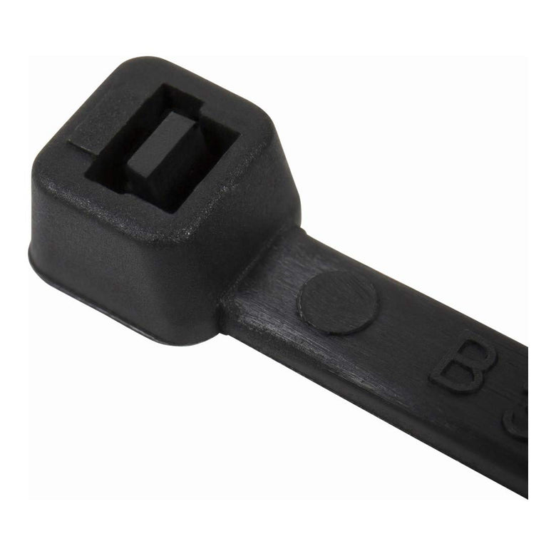 STIER cable ties nylon black 4.8x370 mm internally toothed 100 pcs