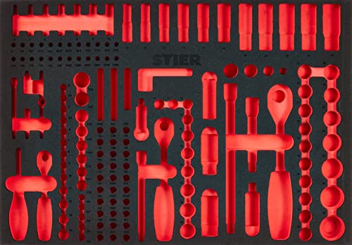 Dopsleutelset Heytec 1/4 25-delig Dopsleutelset Heytec 1/4 25-delig