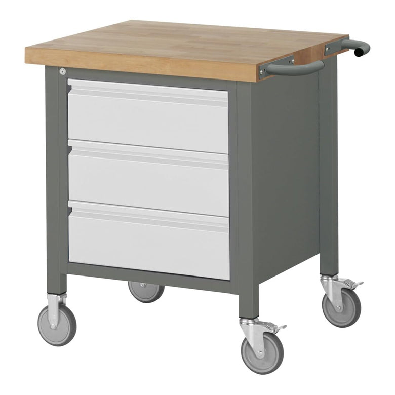 STIER Fahrbare Werkbank Premium mit 3 Schublade