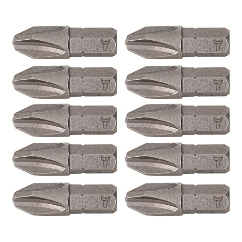 STIER Phillips-Bit PH 1 | PH 3 Form C 6,3 Länge 25 mm 10er Pack 10 Stk