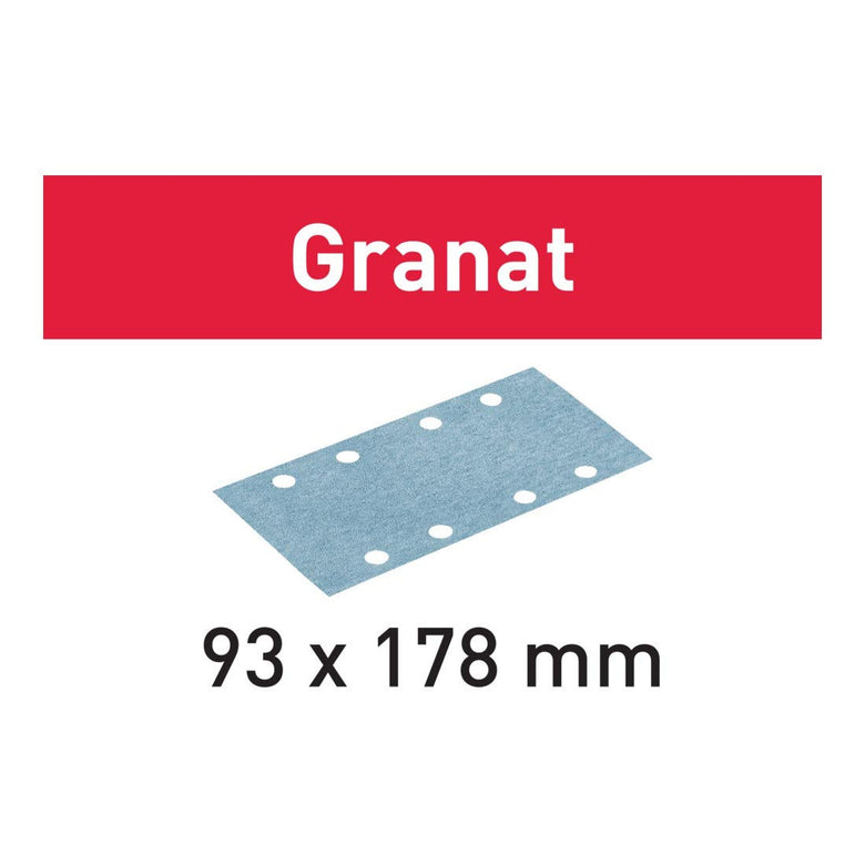 Festool Schleifstreifen STF 93X178 P100 GR Granat 100 Stk