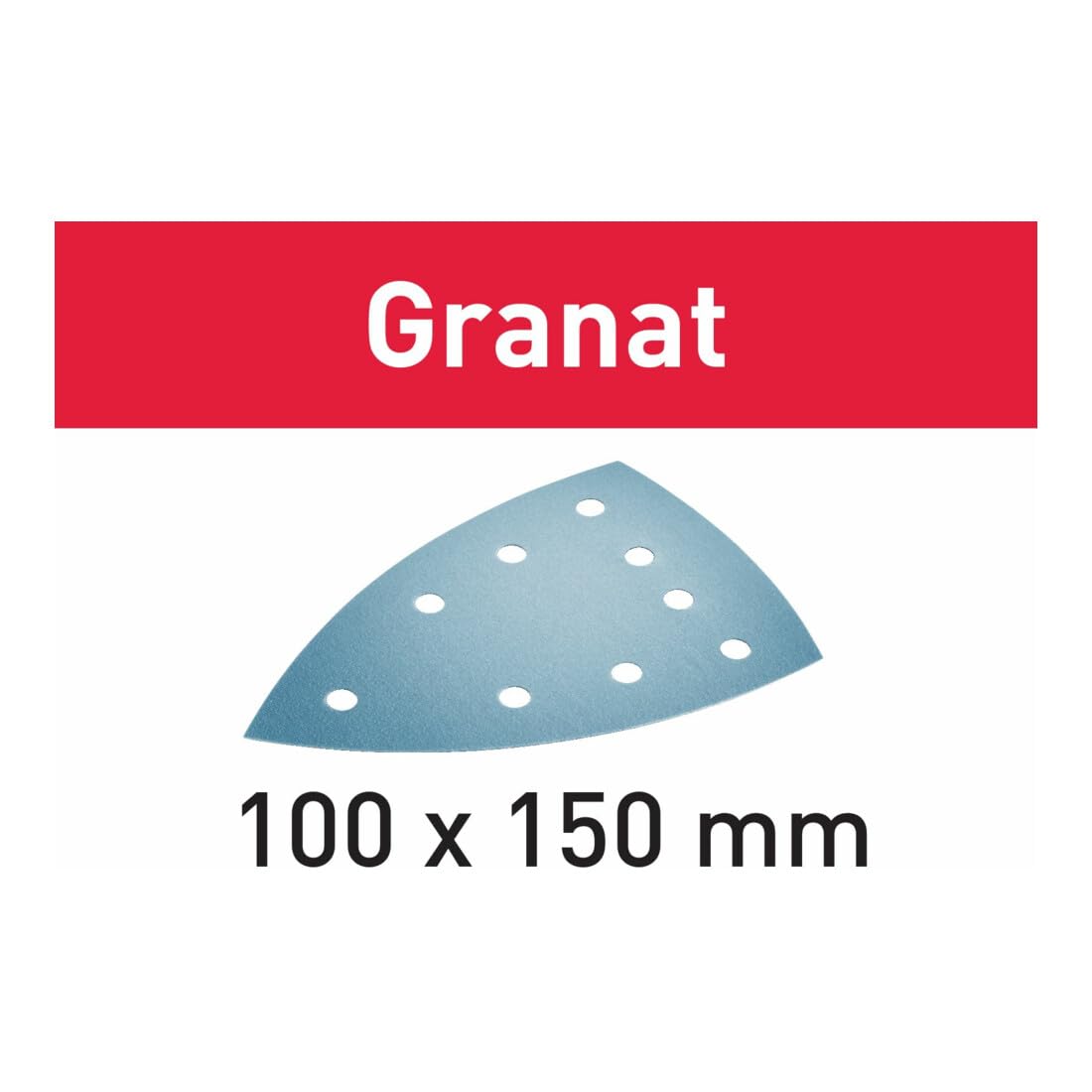 Festool Schleifblatt STF DELTA/9 P180 GR/100 Granat 100 Stk