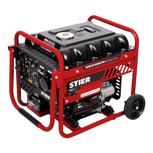 STIER Inverter Stromerzeuger SNS-500 5,0 kW 75 dB(A) Stromgerenator Benzin