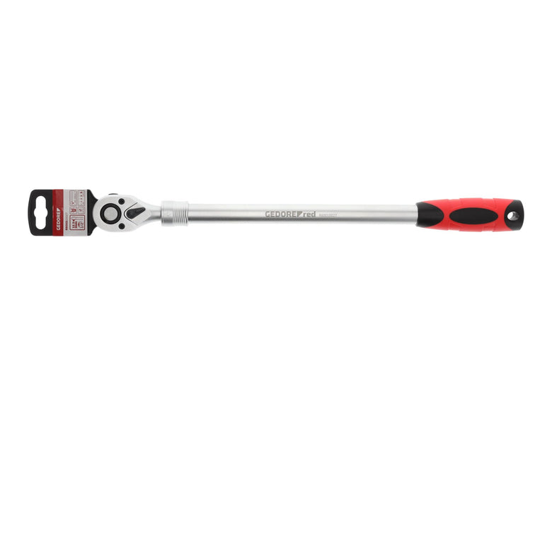 Gedore red Teleskopknarre, Umschaltbar, Mit Druckknopfauslösung, 1/2 Zoll