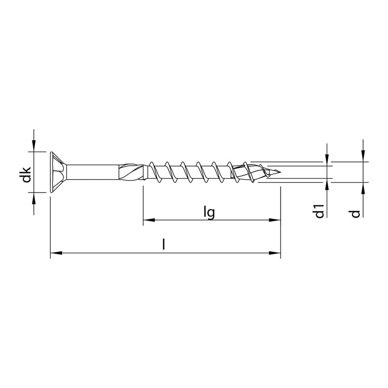 HECO-TOPIX-plus 6,0 x 100, Senkkopf, HECO-Drive, TG, A3K 100 Stk