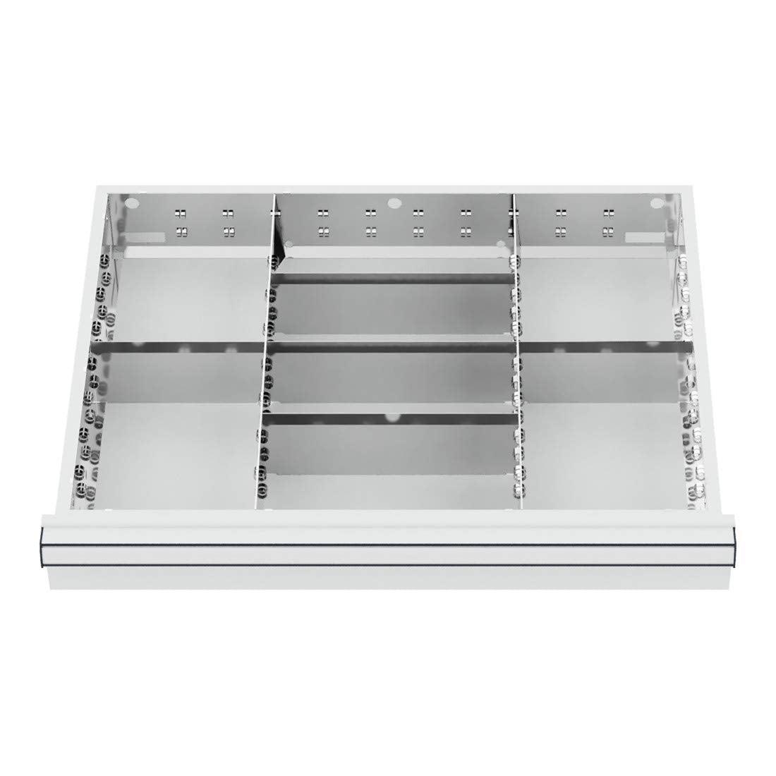 STIER Schubladeneinteilung Metalleinteilung BLH 150/175 mm Innenmaß 600x450 mm 8