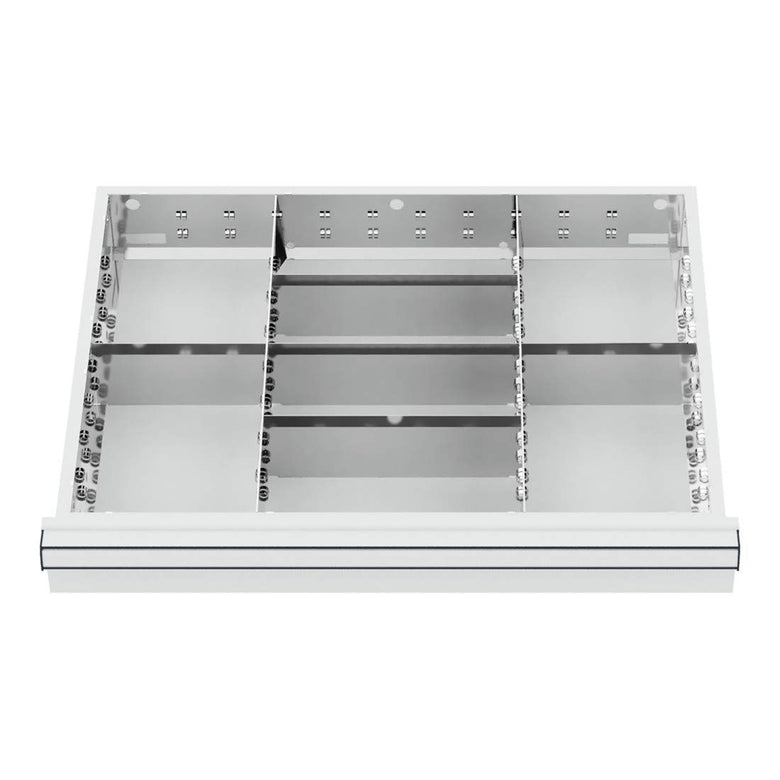 STIER Schubladeneinteilung Metalleinteilung BLH 150/175 mm Innenmaß 600x450 mm 8