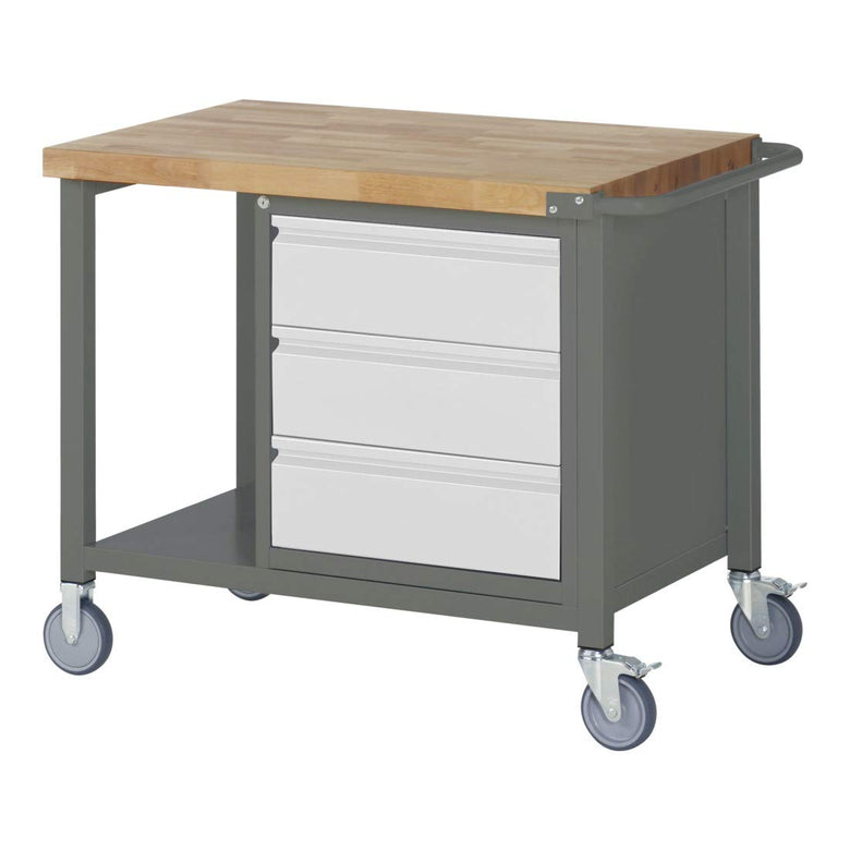 STIER Mobile Workbench Premium with 3 drawers