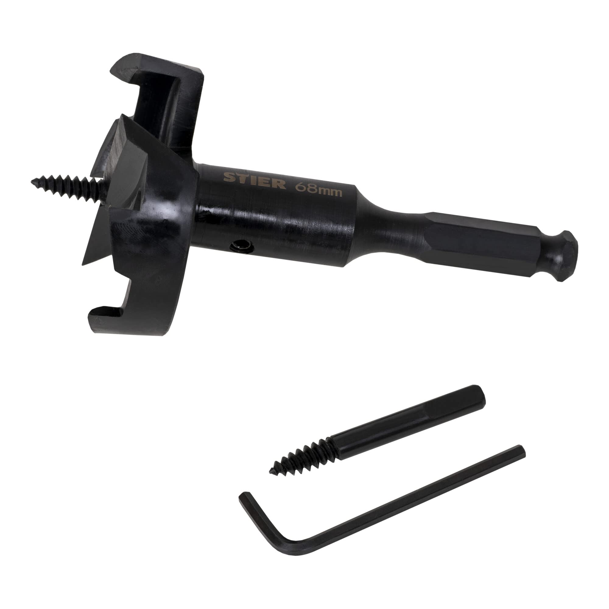 STIER Forstner bit 68mm diameter wood drill high quality cardboard hardwood MDF