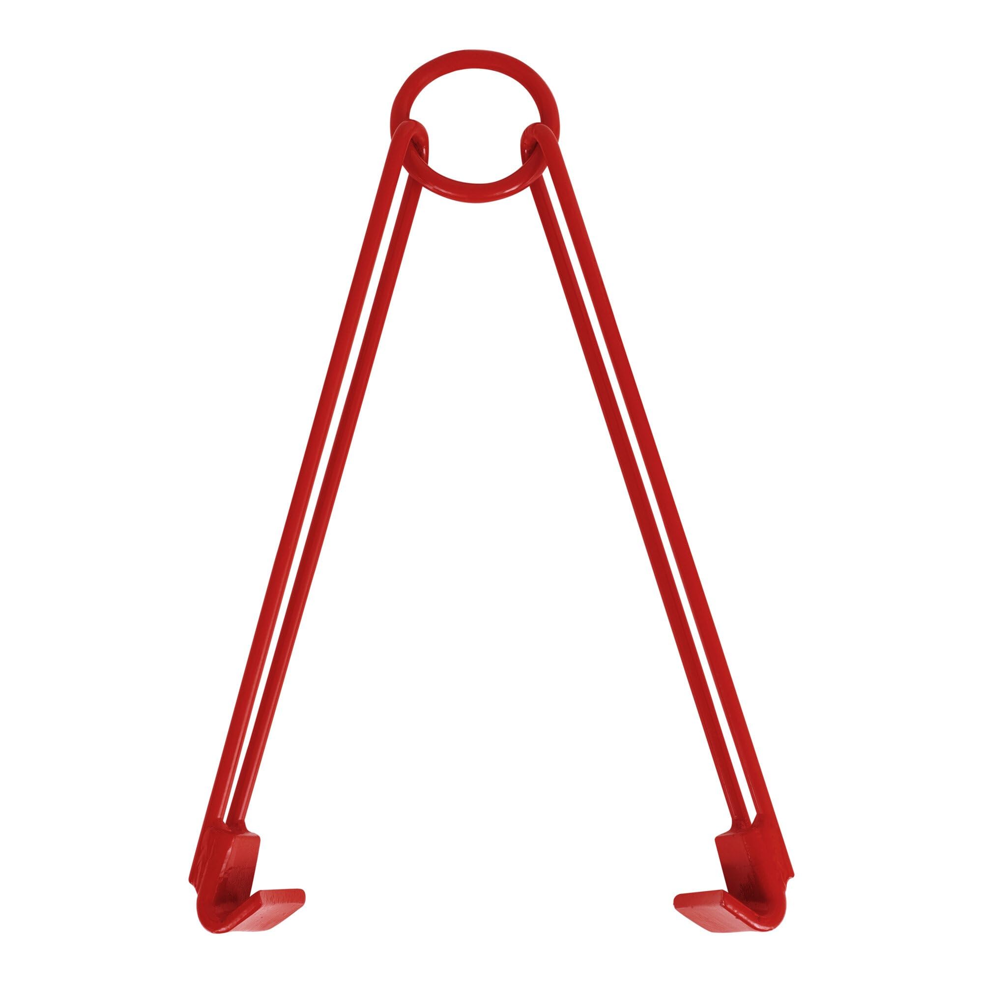 STIER drum tongs for horizontal steel drums, load capacity 500 kg