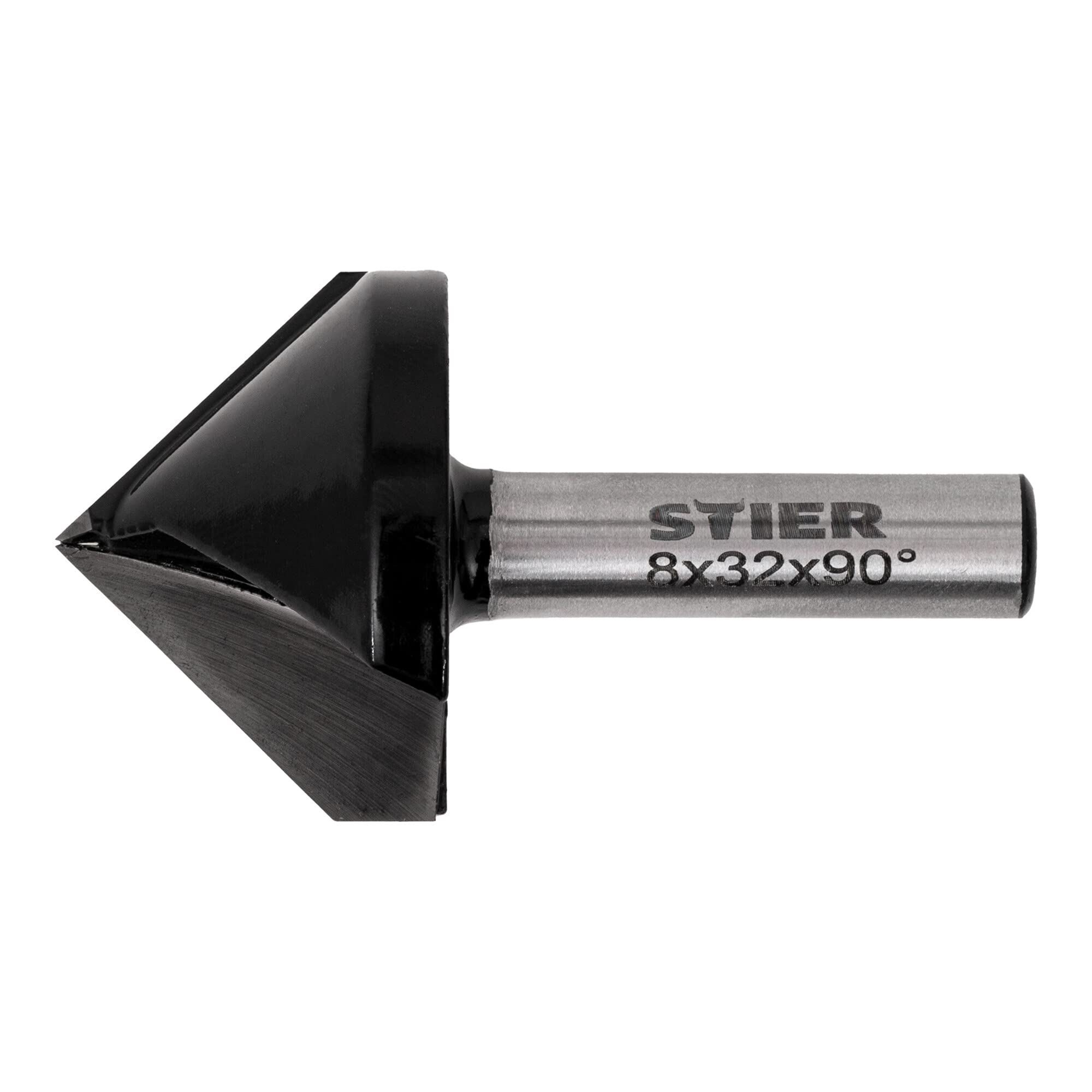 STIER Gipskartonfräser Rigipsfräser 90° Winkel V-Nutfräser Schriftenfräser D32