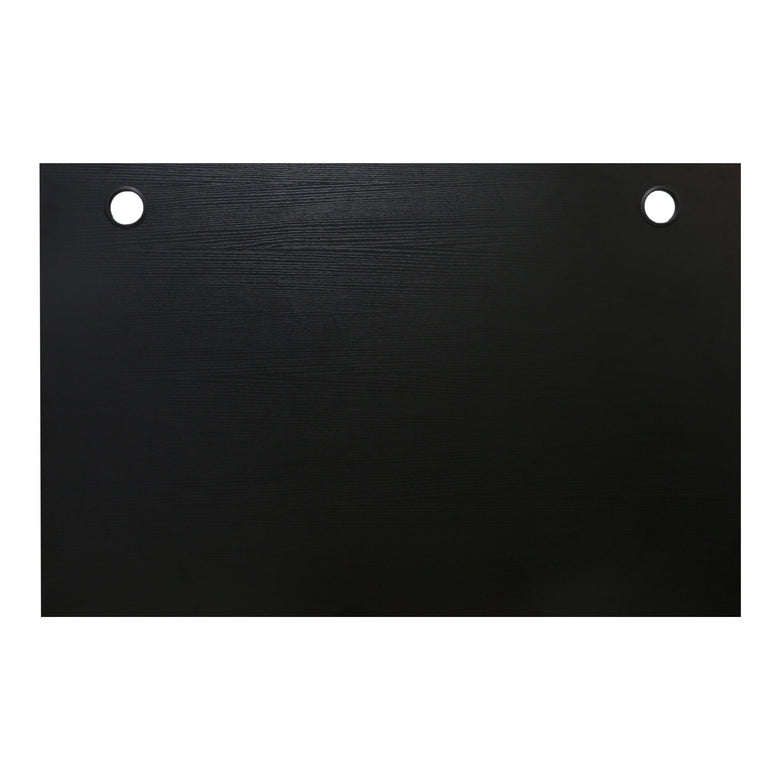 STIER desk top 160x80cm black melamine coated tabletop 25mm thick