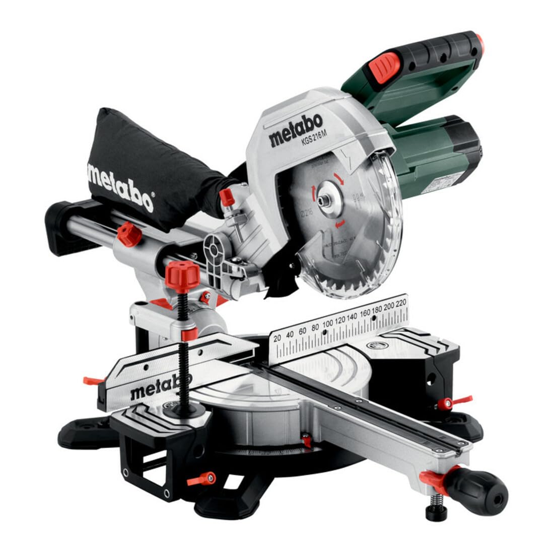 Metabo Kappsäge KGS 216 M (613216000) mit Zugfunktion, im Karton