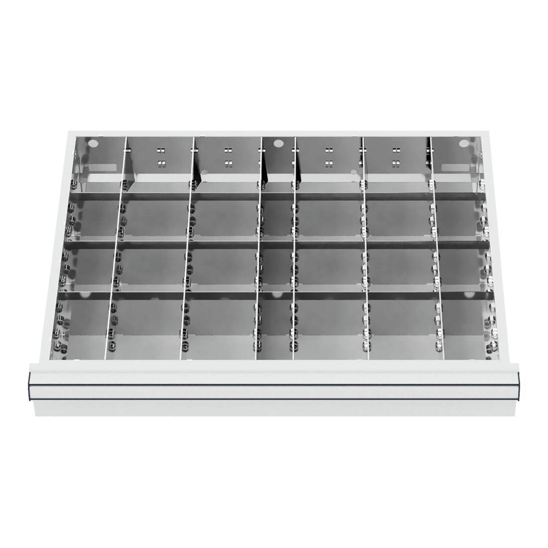 STIER Schubladeneinteilung Metalleinteilung BLH 100/125 mm Innenmaß 600x450 mm